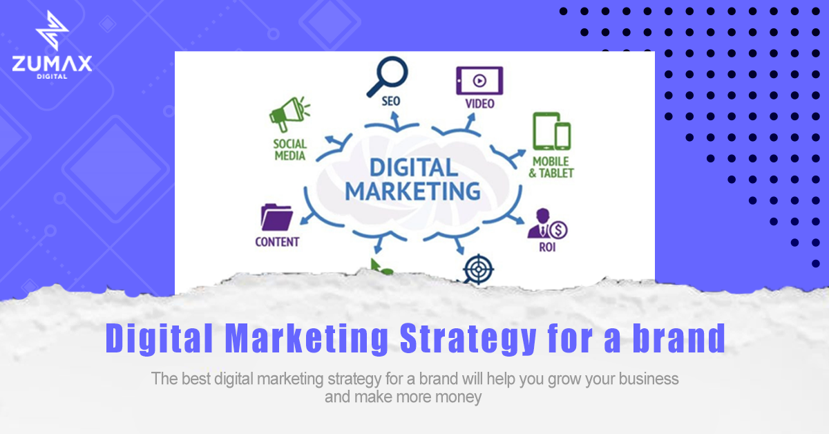 Digital marketing strategy for a brand