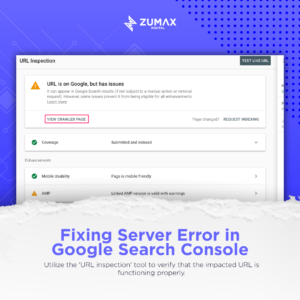7.Fixing Server Error in Google Search Console