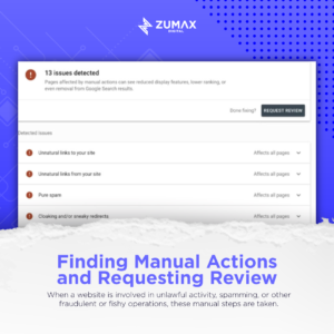9. Finding Manual Actions and Requesting Review