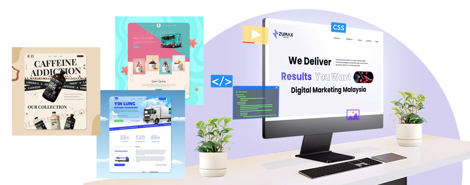 Web Design Penang by zumax digital marketing agency in Penang