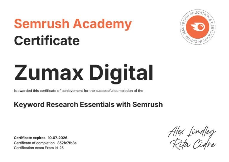 Keyword Research Essentials with Semrush