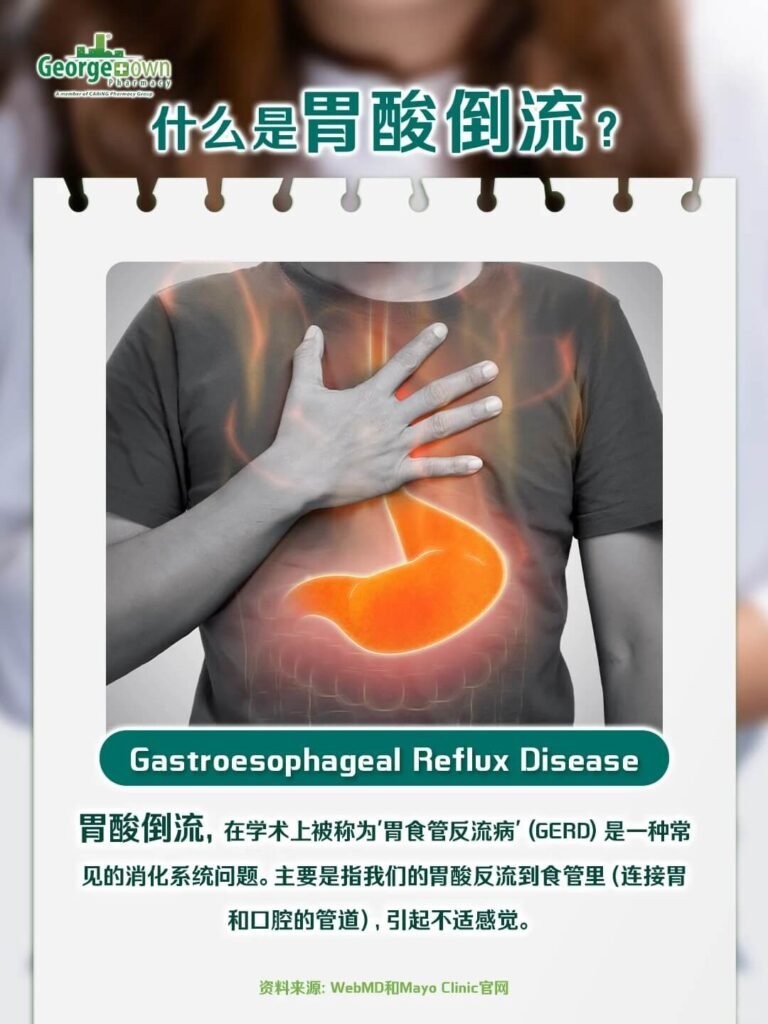 georgetown xhs posting on stomach burning